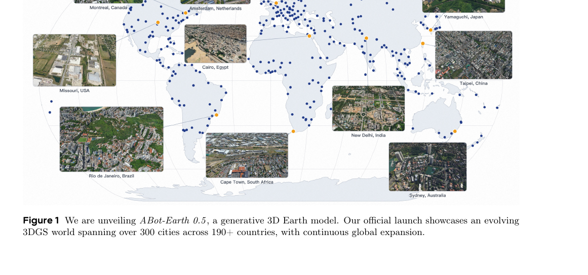 ABot-Earth 0.5 - Generative 3D Earth Model