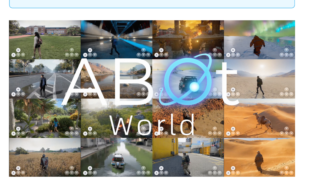ABot-World-0 - Infinite Interactive World Rollout on a Single Desktop GPU
