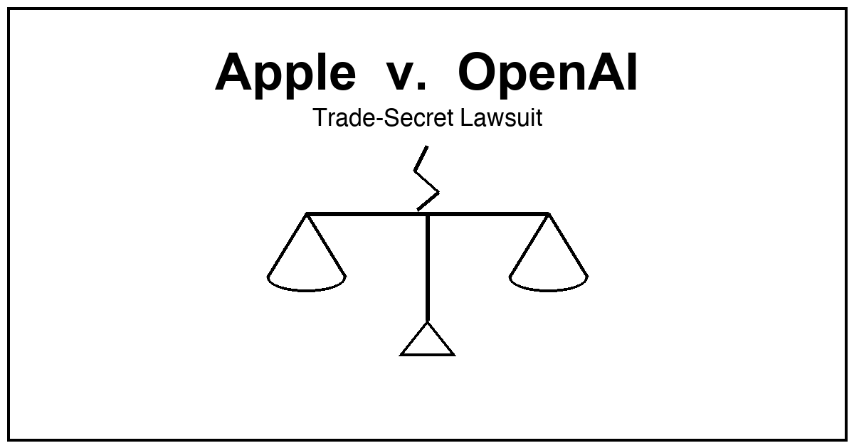Apple의 OpenAI 소송 - 영업비밀 유출 혐의