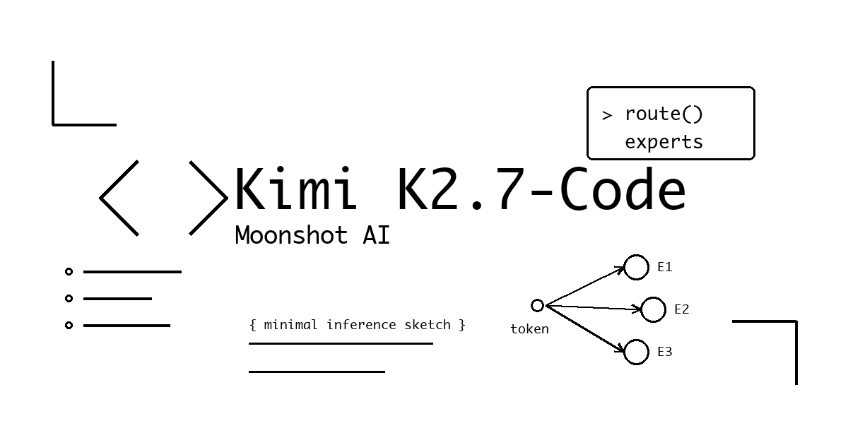 Kimi K2.7-Code - Moonshot AI의 최신 코딩 특화 모델