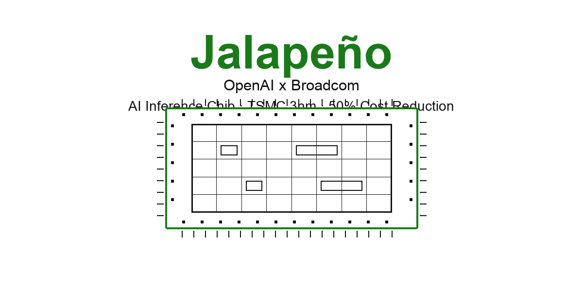OpenAI와 Broadcom의 Jalapeño 칩 협력
